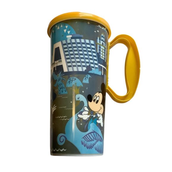 Walt Disney World 50th Anniversary Travel Mug With Handle Featuring Mickey Mouse - Picture 1 of 10